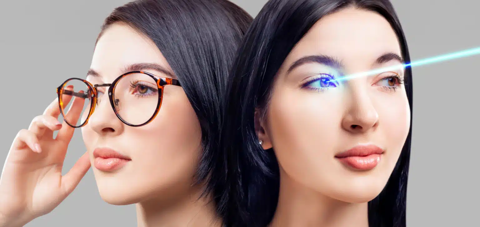 Laser eye surgery for eyesight